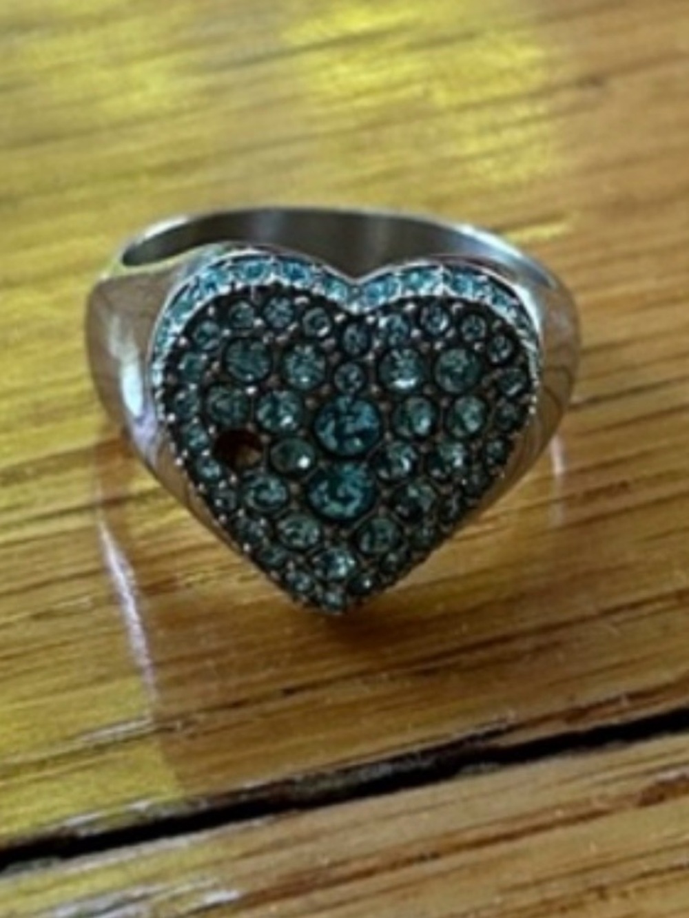 Taylor Swift rare official “my Lover” ring, blue, **missing stone, size 6